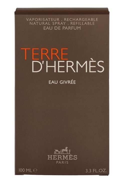 HERMES PARIS TERRE D'HHERMERS EAU GIVREE EAU DE PARFUM FOR MEN FROM FRANCE 100ML