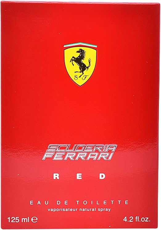 FERRARI SCUDERIA RED EAU DE TOILETTE FOR MEN 125ML