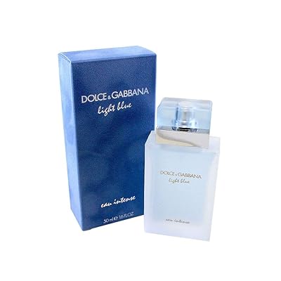 DOLCE AND GABBANA LIGHT BLUE EAU INTENSE PARFUM F0R WOMEN IMPORTED FROM FRANCE 50ML