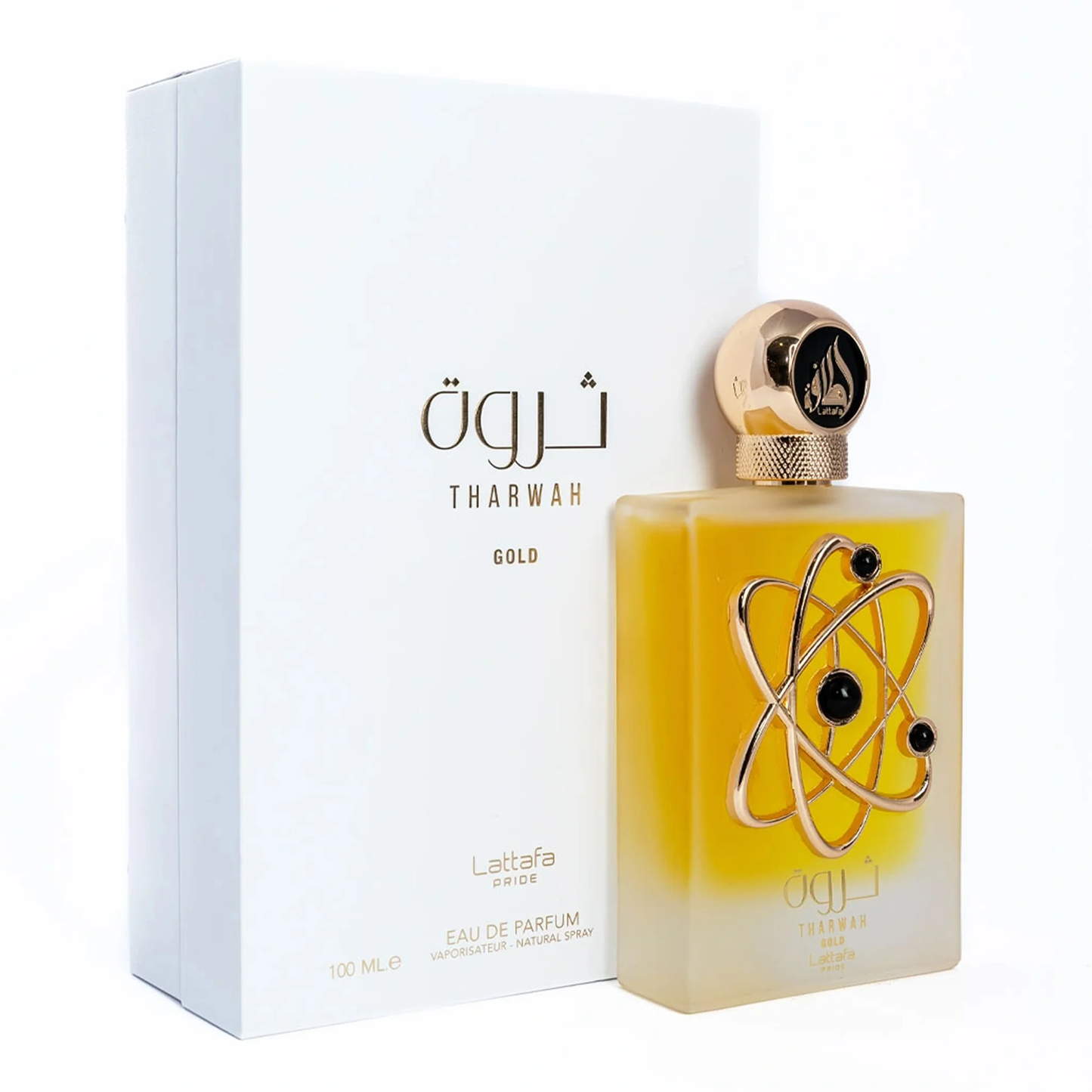 LATTAFA PRIDE THARWAH GOLD EAU DE PARFUM FOR WOMEN 100ML