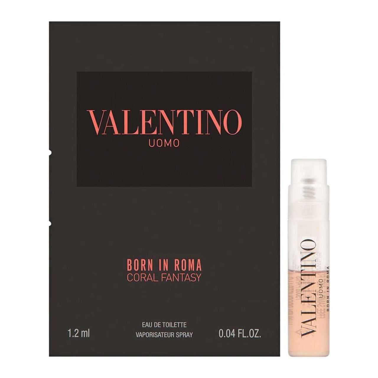 VALENTINO UOMO BORN IN ROMA CORAL FANTASY EAU DE TOILETTE FOR MEN FROM FRANCE 100ML