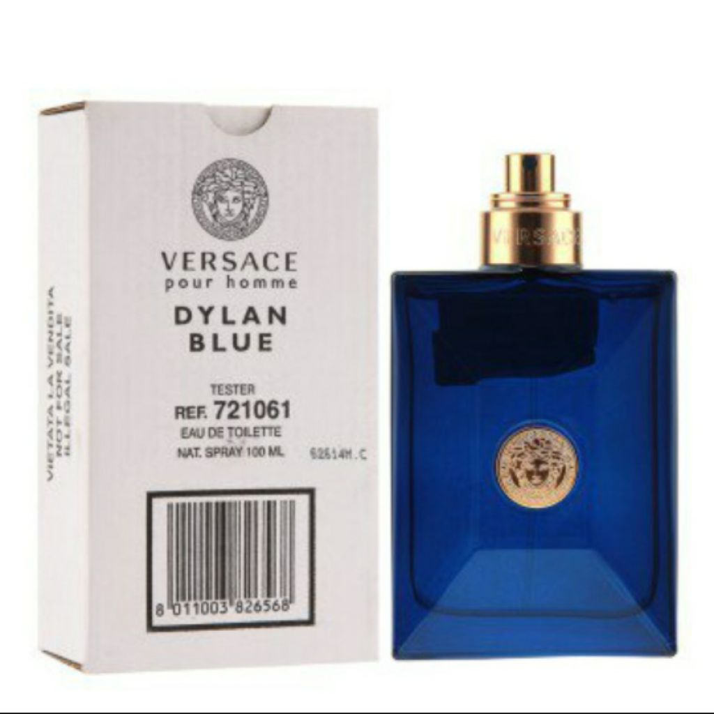 VERSACE DYLAN BLUE EAU DE TOILETTE TESTER PACK FOR MEN 100ML