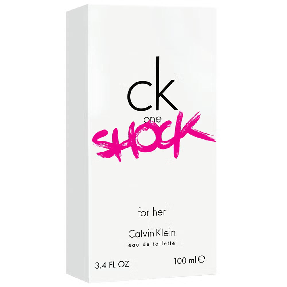 CALVIN KLEIN CK ONE SHOCK FOR HER EAU DE TOILETTE IMPORTED FROM FRANCE 100ML