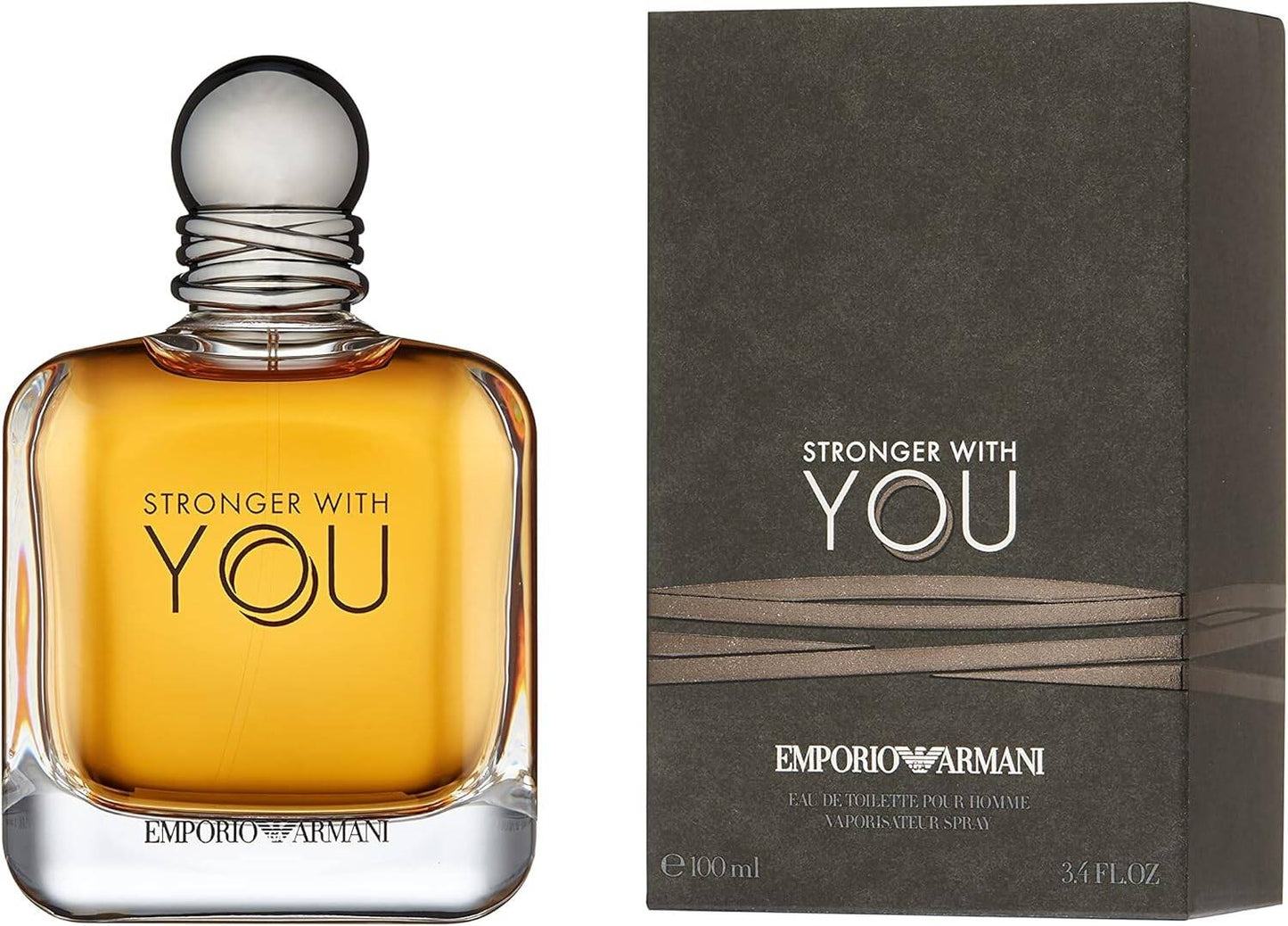 EMPORIO ARMANI STRONGER WITH YOU EAU DE TOILETTE POUR HOMME FOR MEN 100ML