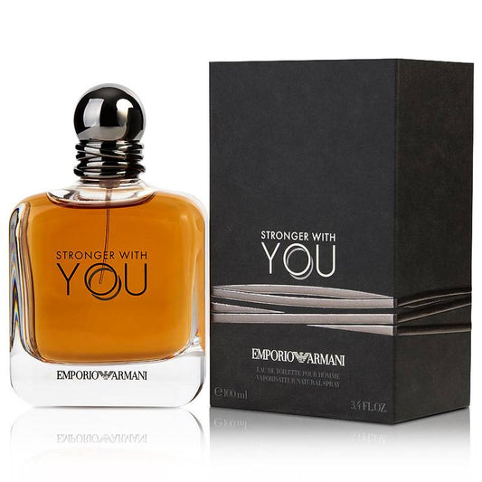 EMPORIO ARMANI STRONGER WITH YOU EAU DE TOILETTE POUR HOMME FOR MEN 100ML