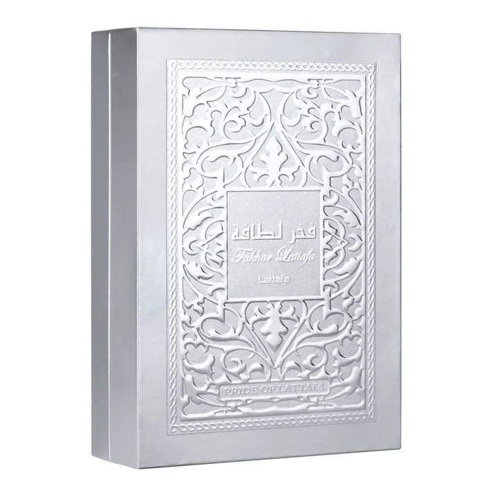 Lattafa pride of fakhar platin eau de parfum for men and women imported from uae 100ml