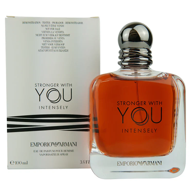 EMPORIO ARMANI STRONGER WITH YOU INTENSELY EAU DE PARFUM TESTER PACK FOR MEN 100ML