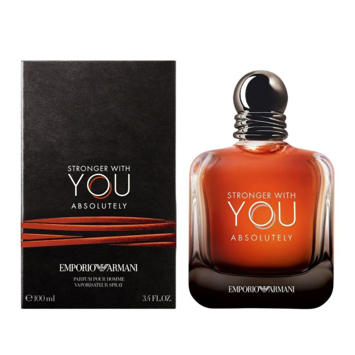 EMPORIO ARMANI STRONGER WITH YOU ABSOLUTELY PARFUM FOR MEN IMPORTED FROM FRANCE 100ML