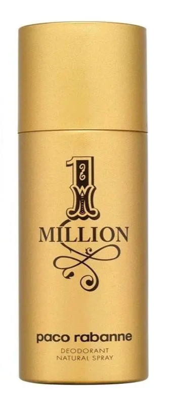 1 MILLION PACO RABANNE DEODORANT NATURAL SPRAY FOR MEN 100ML