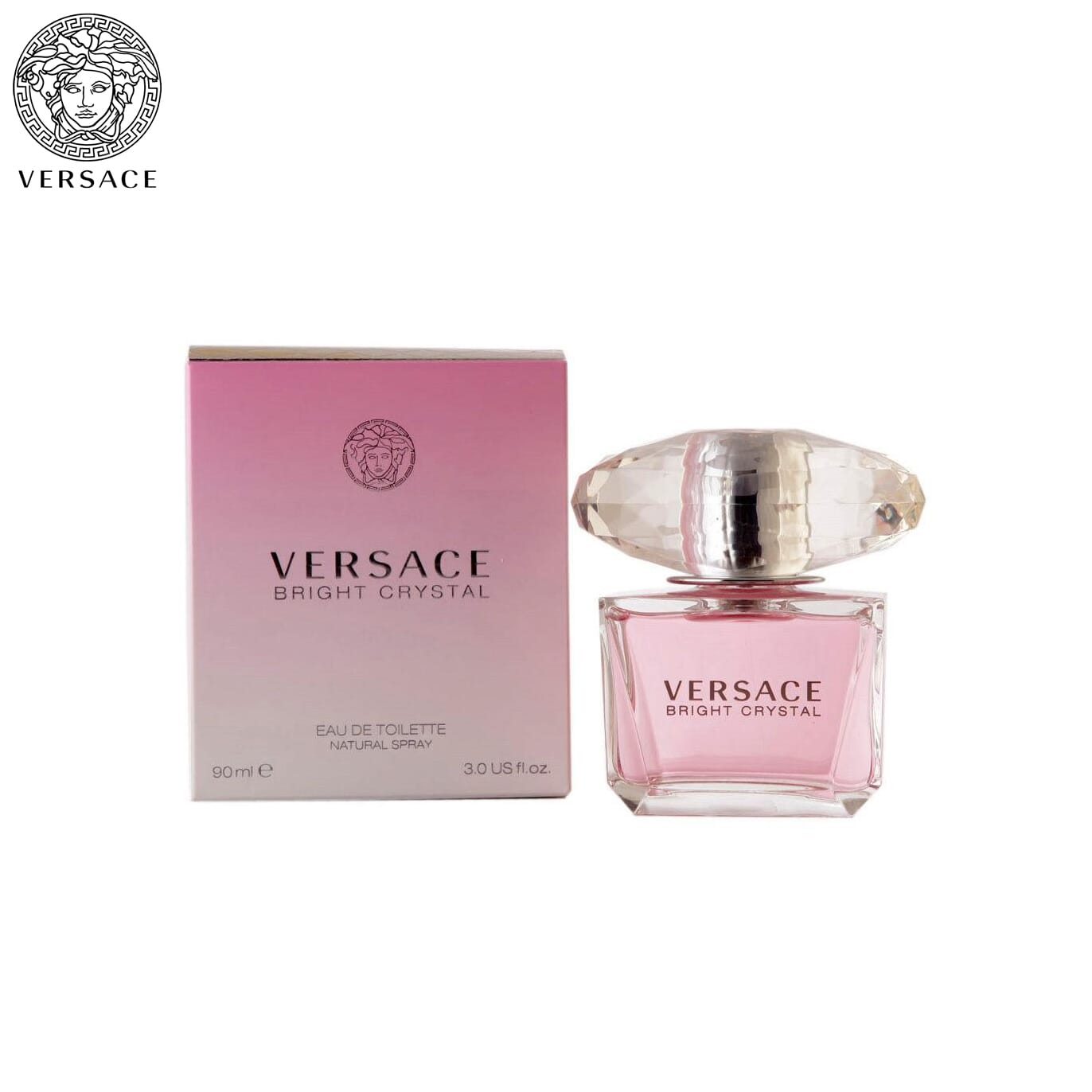 Versace Bright Crystal Eau De Toilette Perfume For Women 90ml Imported From UK - Nacosnepal