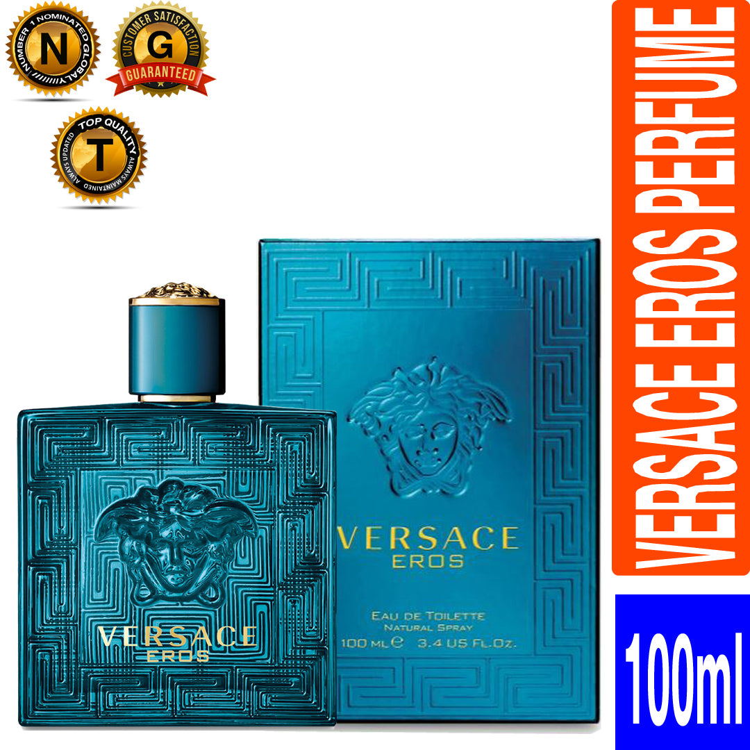 Versace Eros Eau De Toilette Perfume for Men 100ml - Nacosnepal