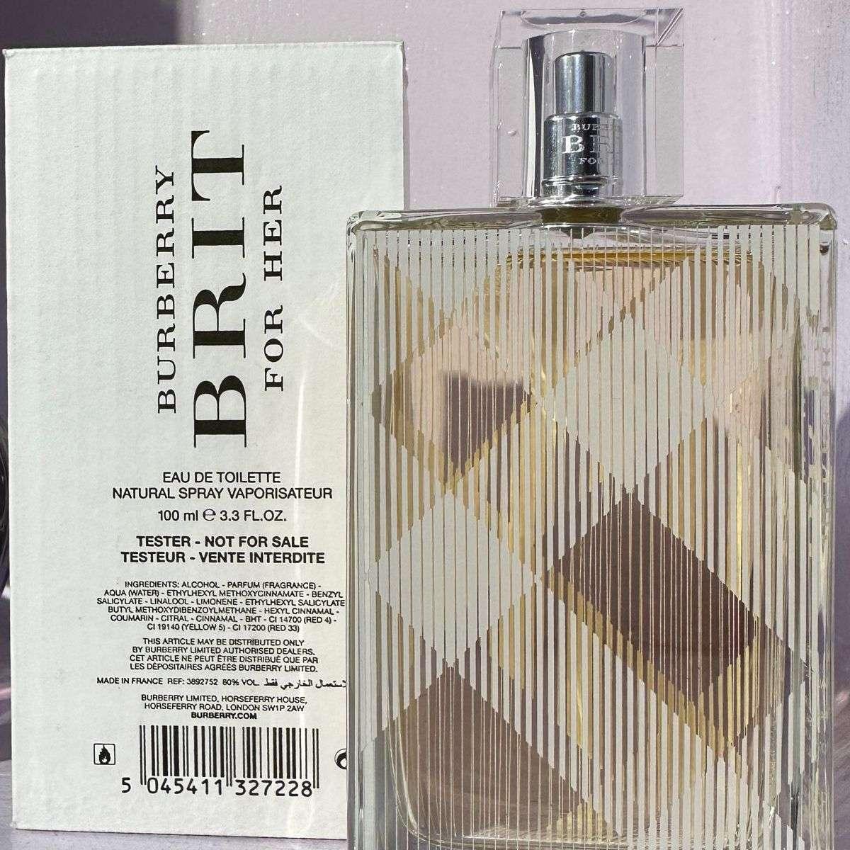 Burberry Brit For Her Eau De Toilette Fresh Tester Imported From Imported From France 100ml - Nacosnepal