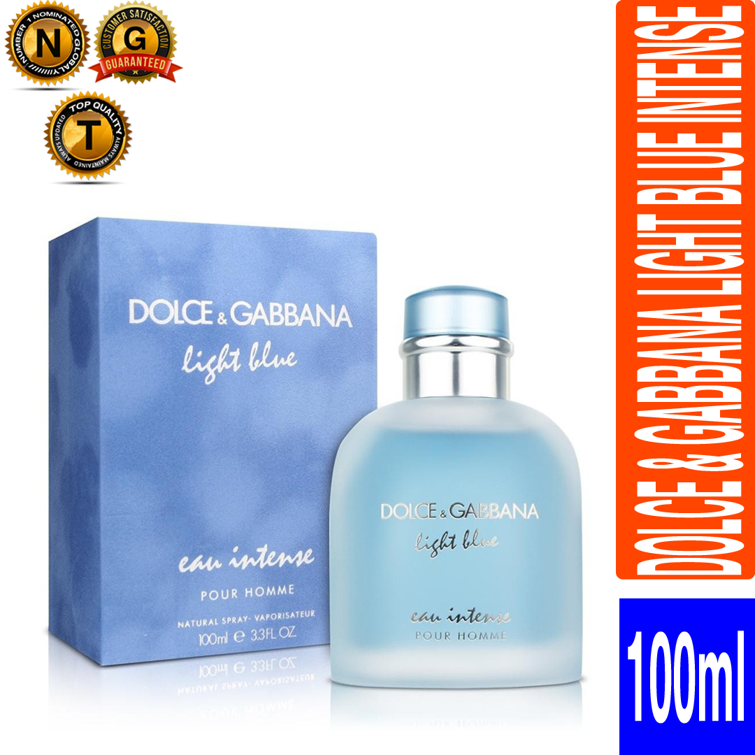 Dolce &amp; Gabbana Light Blue Intense for Men Eau De Parfum 100ml Imported From France - Nacosnepal