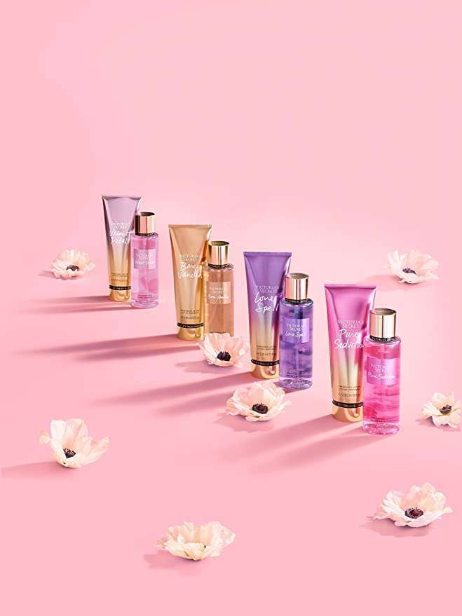 Victoria's Secret Velvet Petals Perfume Body Mist And Lotion Combo Set Valentine Gift For Ladies 250ml And 236ml Each - Nacosnepal