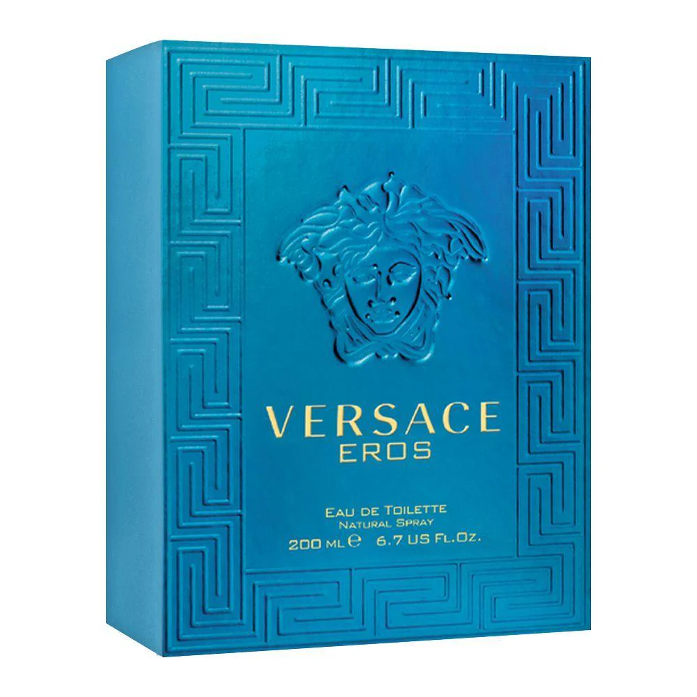 VERSACE EROS EAU DE TOILETTE PERFUME FOR MEN 200ML