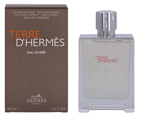 HERMES PARIS TERRE D'HHERMERS EAU GIVREE EAU DE PARFUM FOR MEN FROM FRANCE 100ML