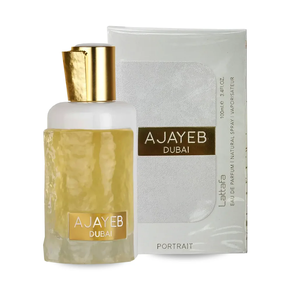 LATTAFA AJAYEB DUBAI PORTRAIT EAU DE PARFUM FOR UNISEX IMPORTED FROM UAE 100ML
