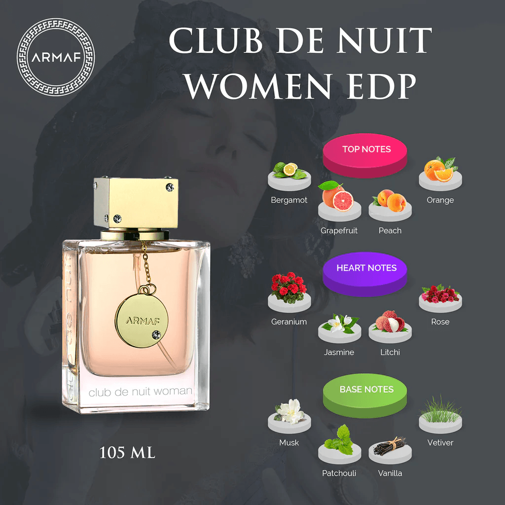 Armaf Club De Nuit Eau De Parfum WOMEN 105ml - Nacosnepal