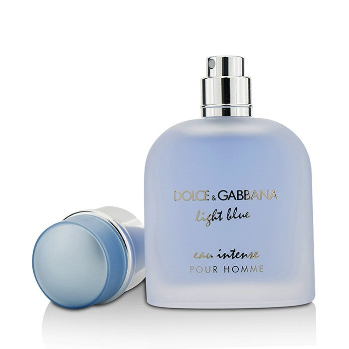 DOLCE AND GABBANA LIGHT BLUE EAU INTENSE EAU DE PARFUM TESTER PACK FOR MEN 100ML