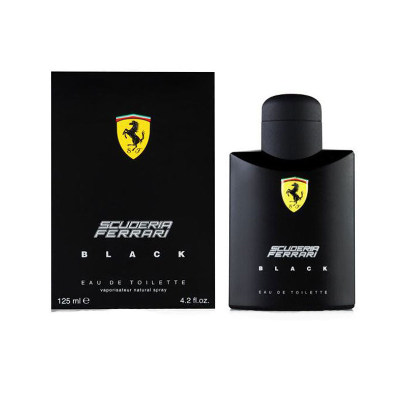 FERRARI SCUDERIA BLACK EAU DE TOILETTE FOR MEN 125ML