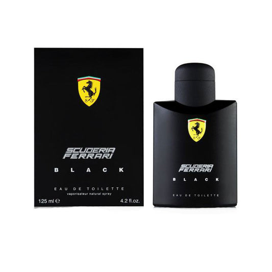 FERRARI SCUDERIA BLACK EAU DE TOILETTE FOR MEN 125ML