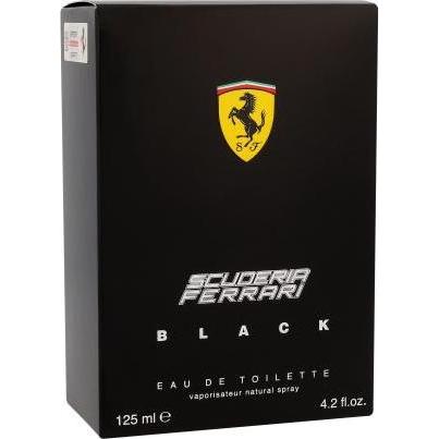 FERRARI SCUDERIA BLACK EAU DE TOILETTE FOR MEN 125ML