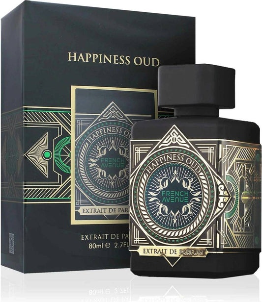 FRAGRANCE WORLD FRENCH AVENUE HAPPINESS OUD EXTRAIT DE PARFUM FOR MEN 100ML