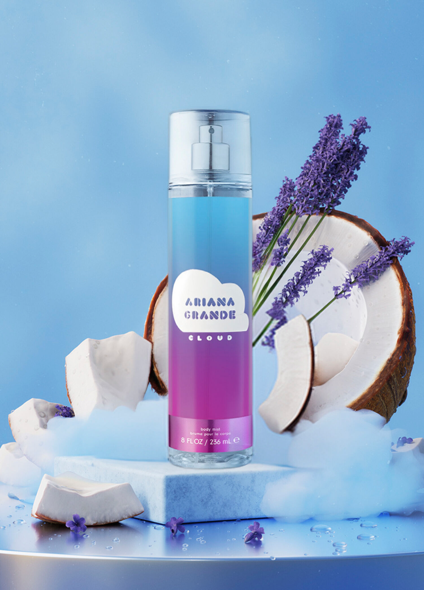 Ariana grande cloud body mist for women imported from france 236ml