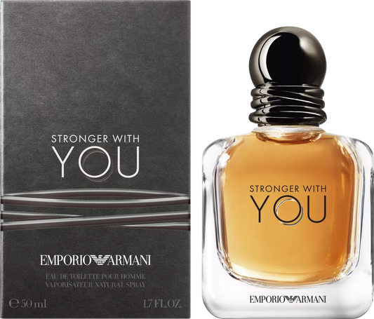 EMPORIO ARMANI STRONGER WITH YOU EAU DE TOILETTE FOR MEN 50ML