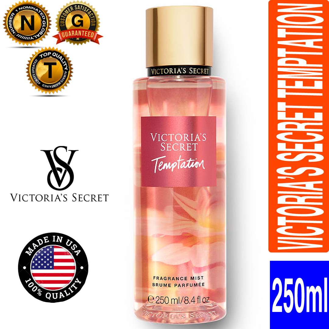 Victoria's Secret Temptation Body Mist Fragrance Mist Brume Parfumee 250m Imported From USA - Nacosnepal