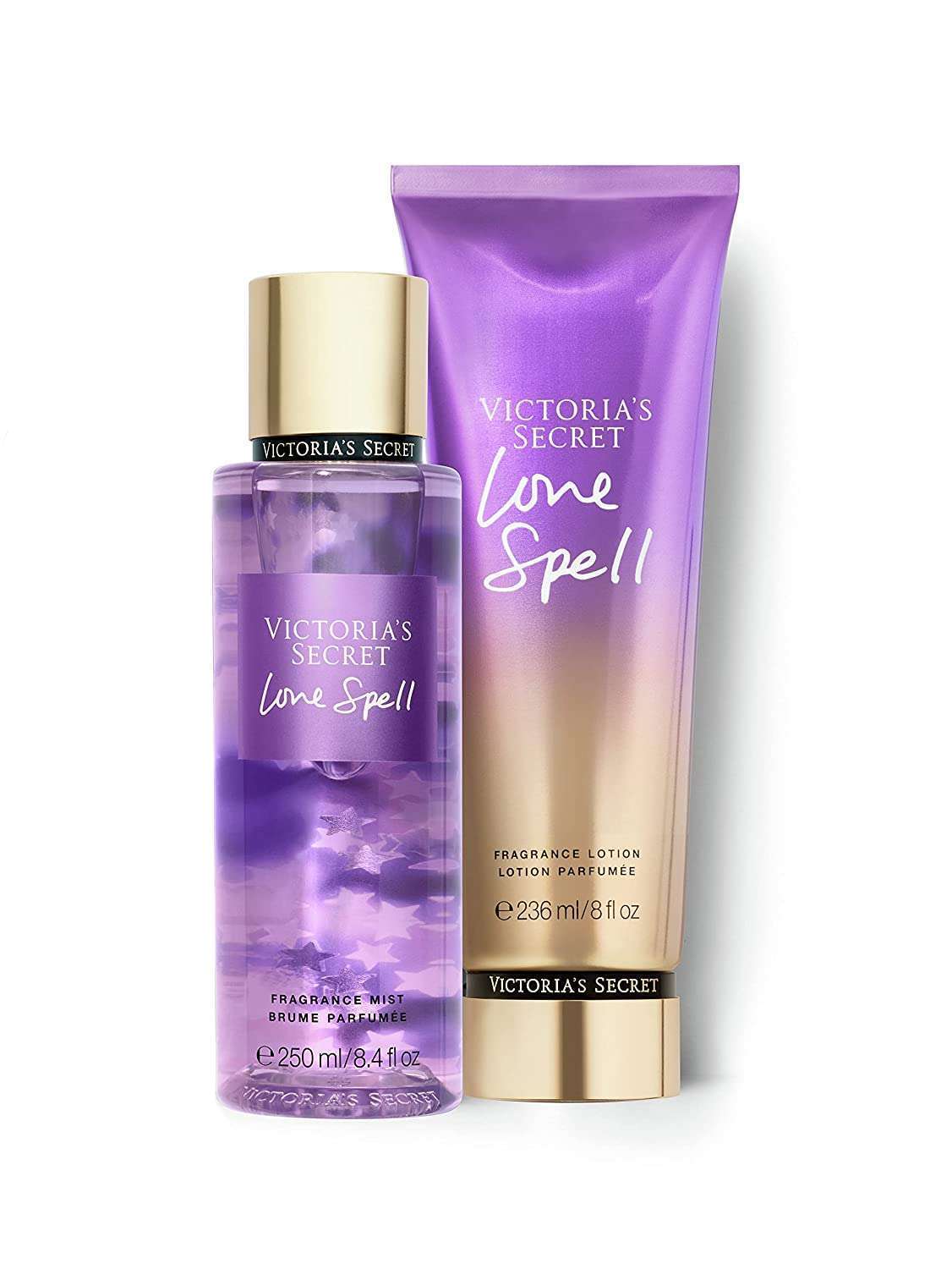 Victoria's Secret Love Spell Perfume Body Mist And Lotion Combo Set Valentine Gift For Ladies 250ml And 236ml Each - Nacosnepal