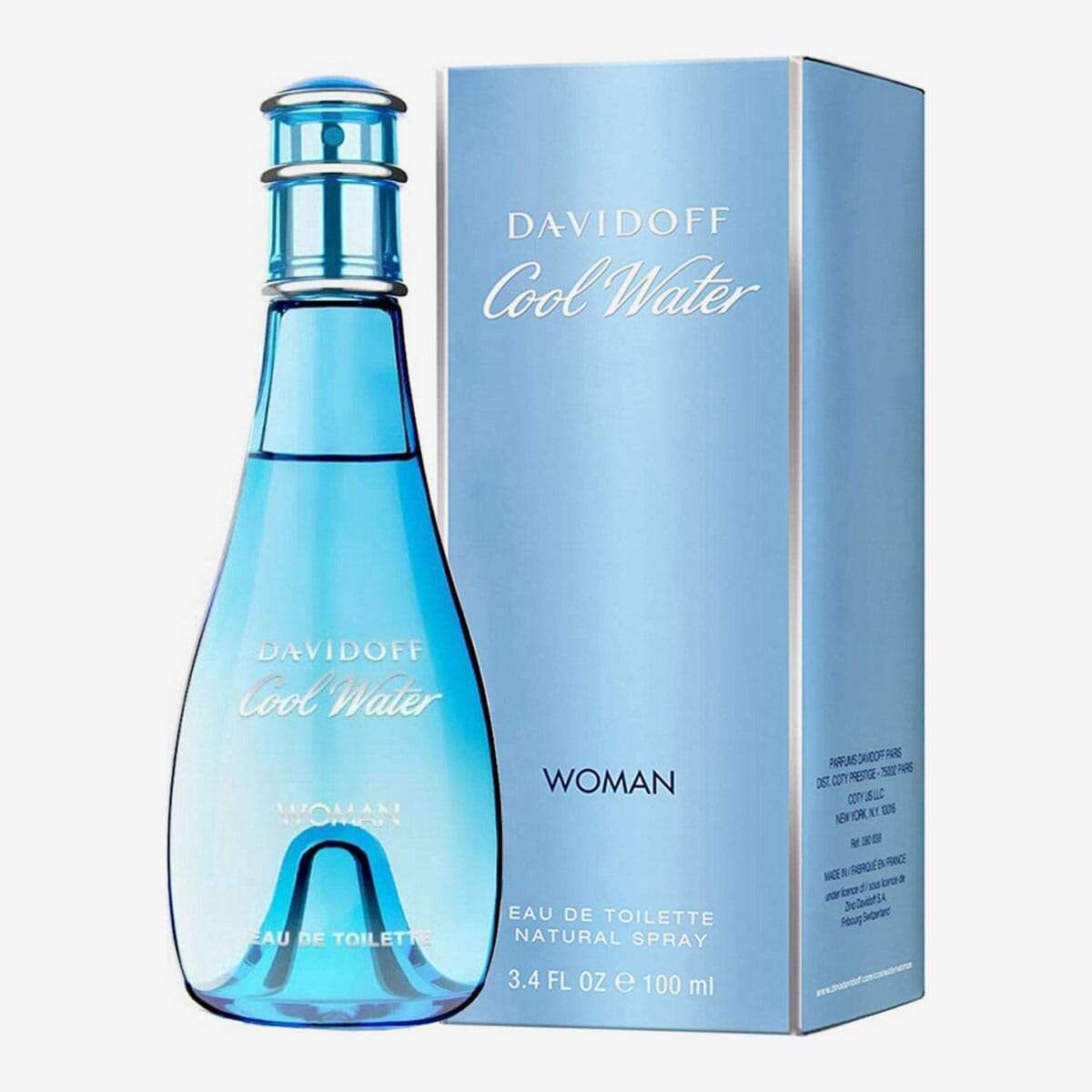 Davidoff Cool Water Eau de Toilette Perfume for Women 100ml Imported From (New York) USA - Nacosnepal