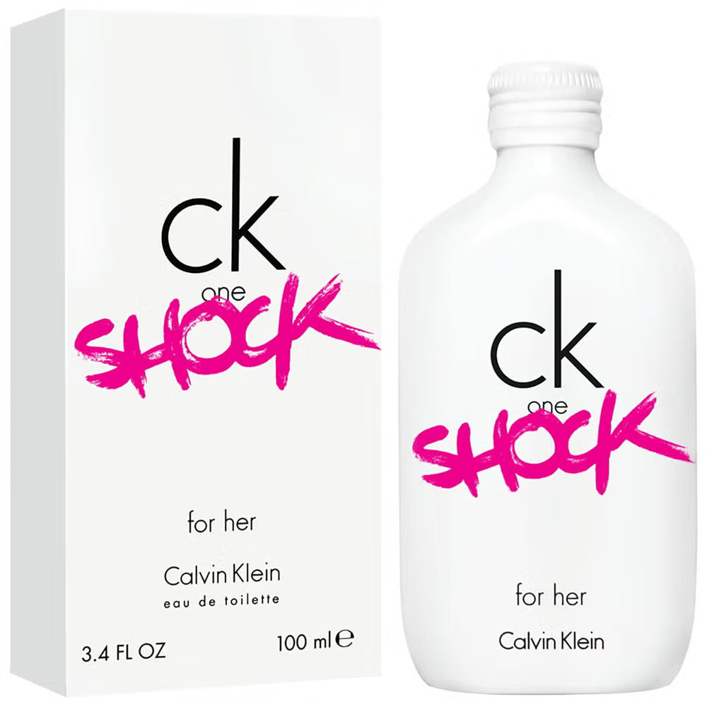 CALVIN KLEIN CK ONE SHOCK FOR HER EAU DE TOILETTE IMPORTED FROM FRANCE 100ML