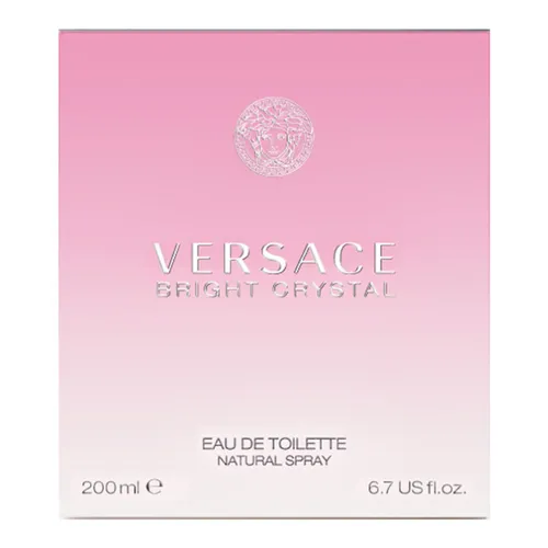 VERSACE BRIGHT CRYSTAL EAU DE TOILETTE FOR WOMEN 200ML