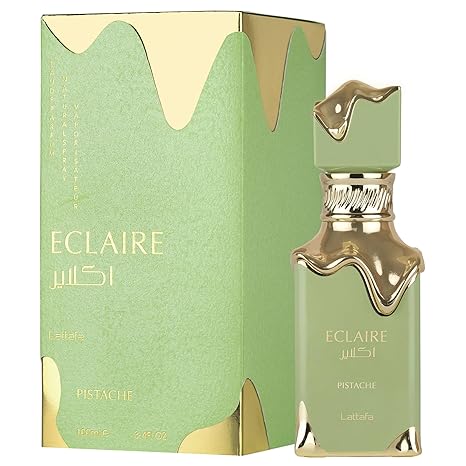 Lattafa eclaire pistache eau de parfum for women imported from uae 100ml