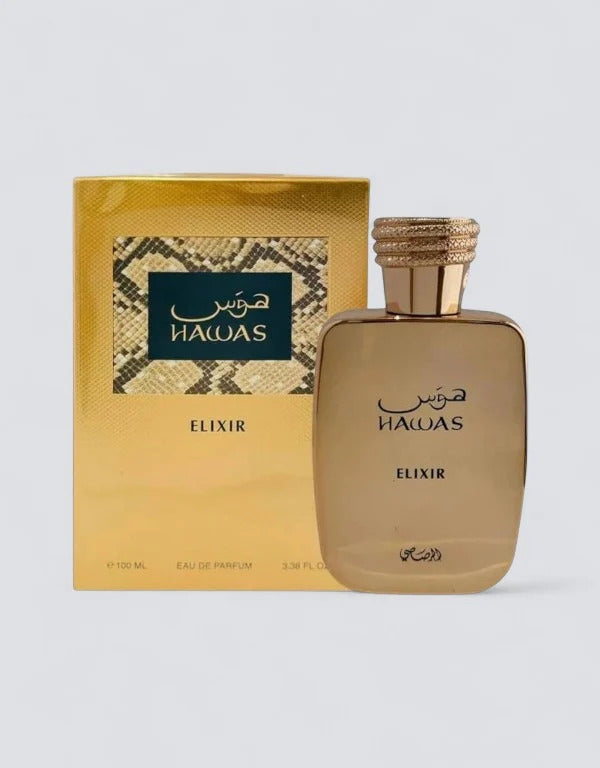 Rasasi Hawas Elixir Eau De Parfum For Men Imported From Uae 100ml