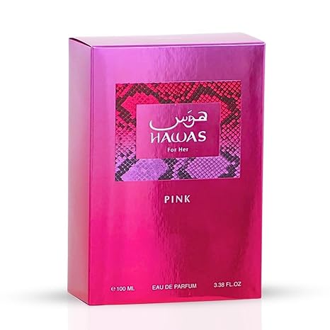 Rasasi hawas for her pink eau de parfum for women imported from uae 100ml