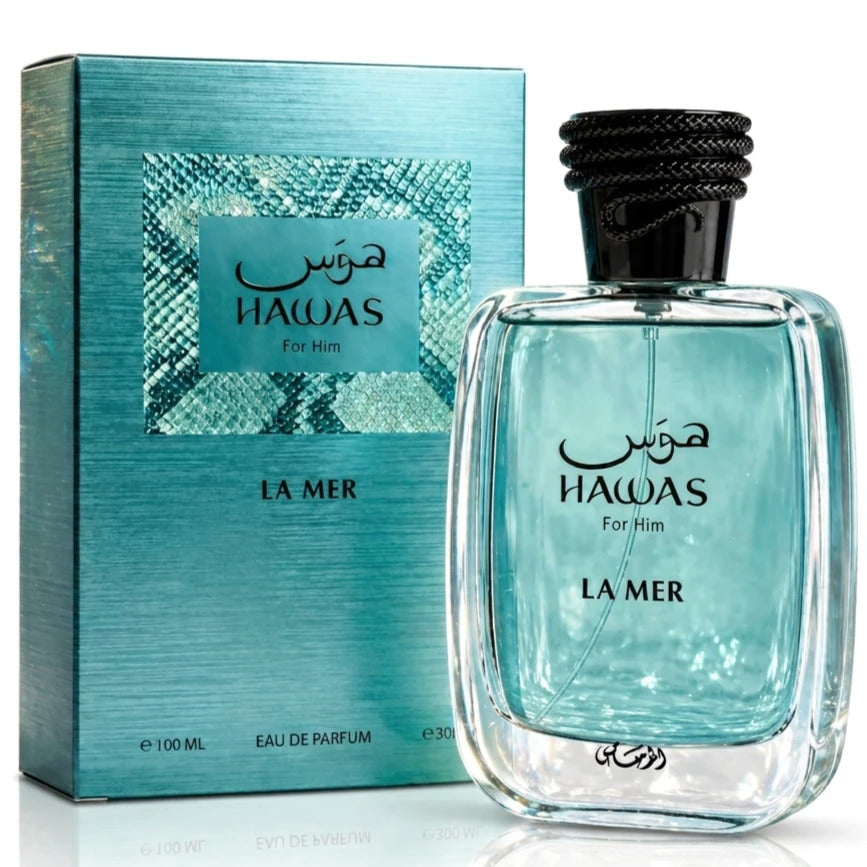 Rasasi Hawas For Him La Mer Eau De Parfum For Men  Imported From Uae  100ml