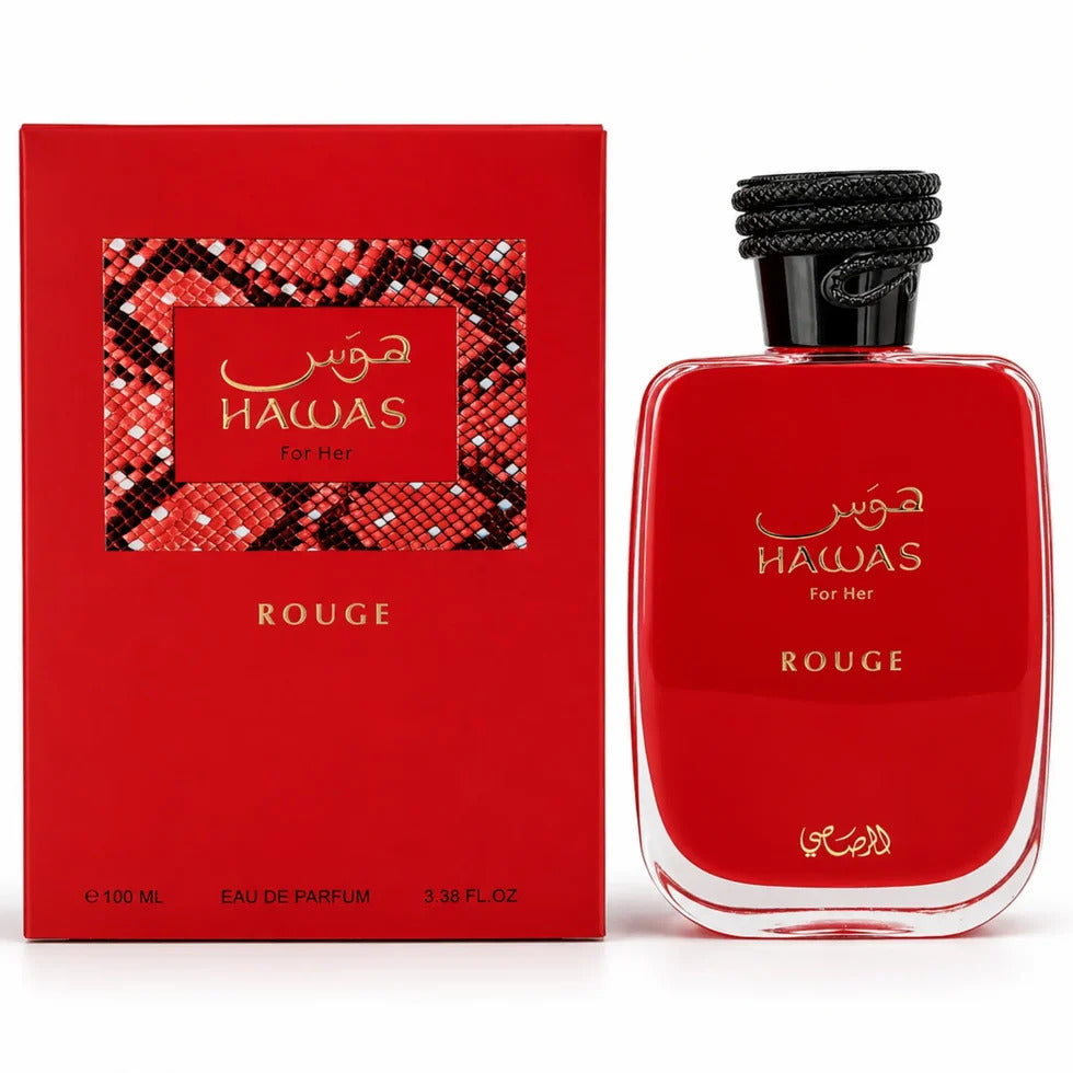 Rasasi Hawas For Her Rouge Eau De Parfum For Women Imported From Uae 100ml