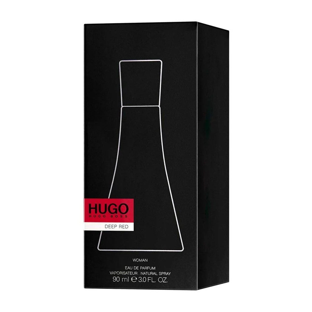 Hugo boss deep red eau de parfum for women imported from usa 90ml
