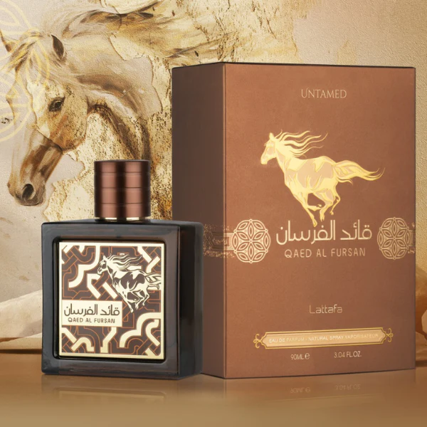 LATTAFA QAED AL FURSAN UNTAMED EAU DE PARFUM FOR UNISEX IMPORTED FROM UAE 90ML