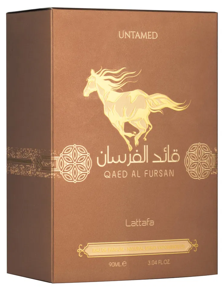 LATTAFA QAED AL FURSAN UNTAMED EAU DE PARFUM FOR UNISEX IMPORTED FROM UAE 90ML