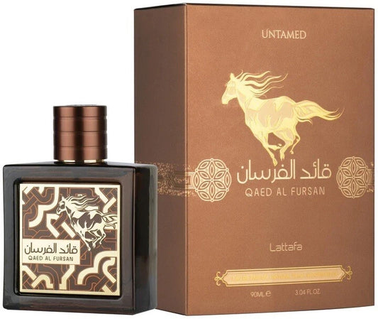 LATTAFA QAED AL FURSAN UNTAMED EAU DE PARFUM FOR UNISEX IMPORTED FROM UAE 90ML