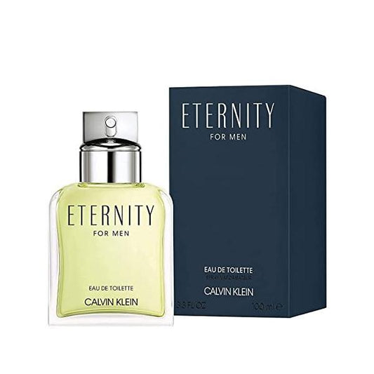 CALVIN KLEIN ETERNITY EAU DE TOILETTE FOR MEN IMPORTED FROM FRANCE 100ML