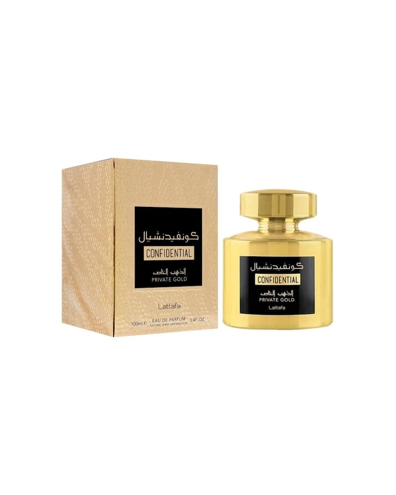 Lattafa Perfumes Confidential Private Gold - Nacosnepal