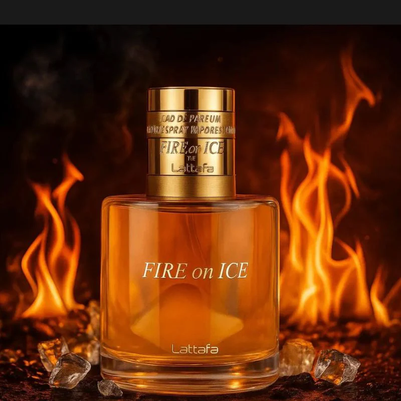 LATTAFA FIRE ON ICE EAU DE PARFUM FOR UNISEX IMPORTED FROM UAE 100ML