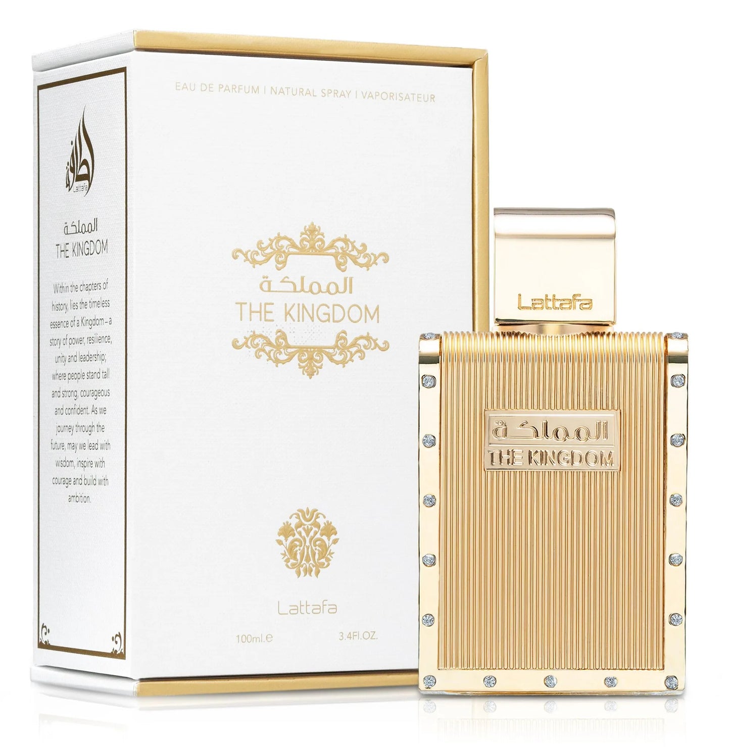 Lattafa the kingdom eau de parfum for men imported from uae 100ml
