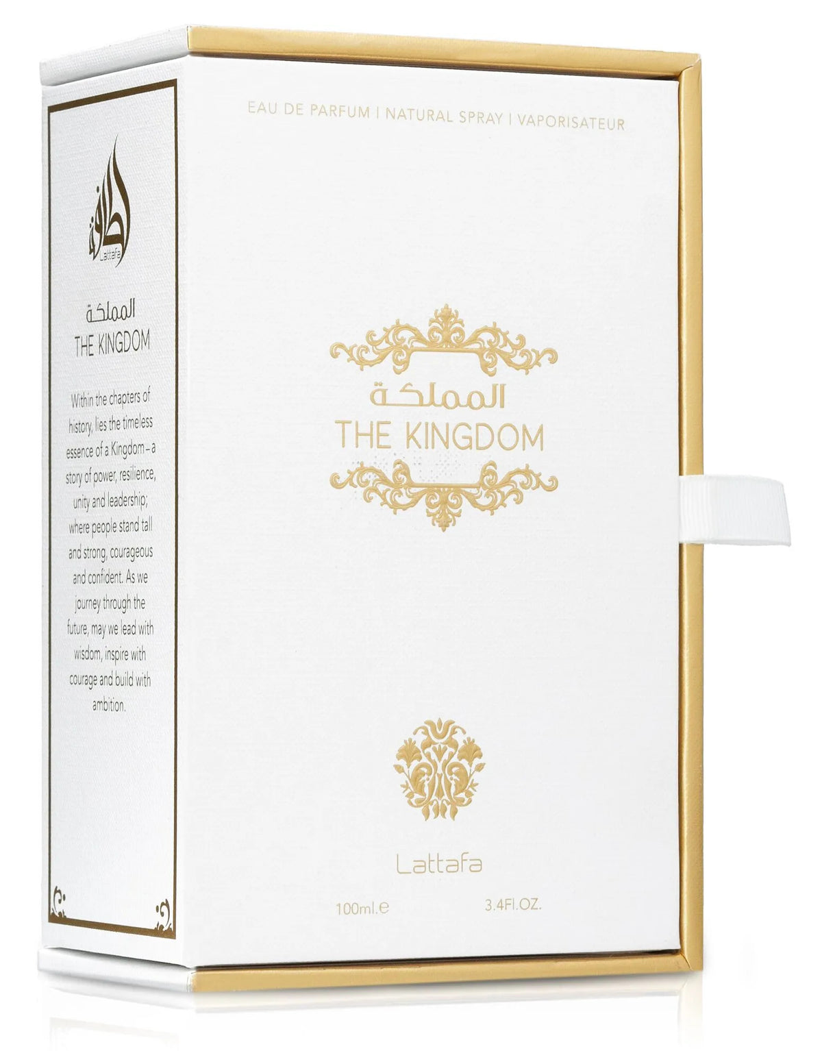 Lattafa the kingdom eau de parfum for men imported from uae 100ml