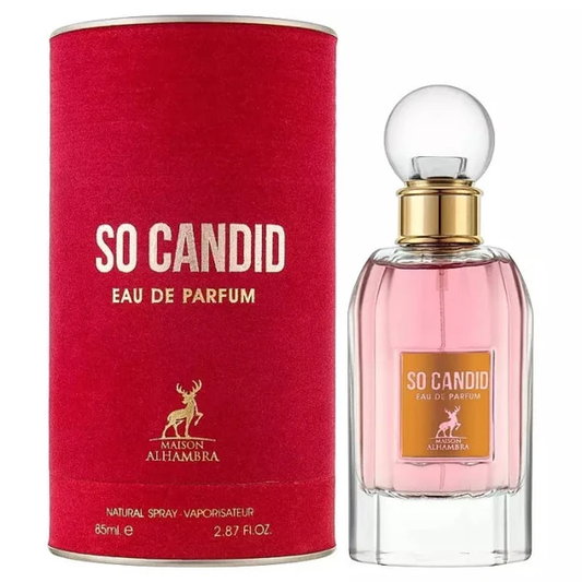 MAISON ALHAMBRA SO CANDID EAU DE PARFUM FOR WOMEN 85ML