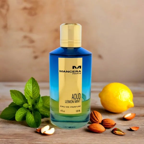 MANCERA AOUD LEMON MINT EAU DE PARFUM FOR MEN AND WOMEN IMPORTED  FROM FRANCE 120ML
